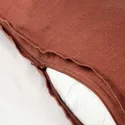 IKEA DYTÅG ДЮТОГ, чохол на подушку, червоно-коричневий, 50x50 см 105.176.82 фото thumb №3