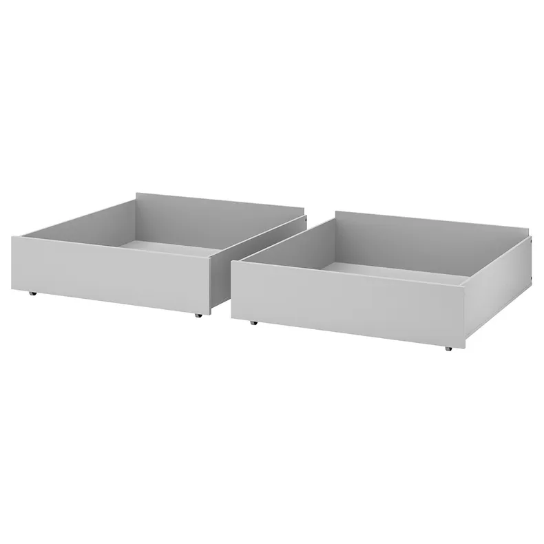 IKEA SMYGA СМИГА, ящик кроватный, светло-серый, 99x91x29 см 705.078.21 фото №1