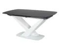 Керамический Столик SIGNAL CASSINO II, чёрный / белый, 90x160 фото thumb №5