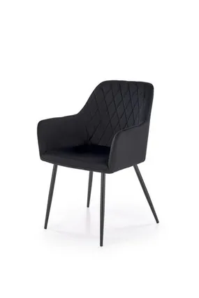 Кухонний стілець HALMAR K558 чорний фото