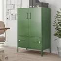 IKEA IDÅSEN ИДОСЕН, шкаф с дверцами и ящиками, тёмно-зелёный, 80x47x119 см 904.963.98 фото thumb №6