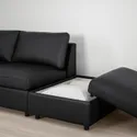 IKEA VIMLE ВІМЛЕ, 3-місний диван, з відкритим кінцем/Гранн/Бомстад чорний 293.066.65 фото thumb №3