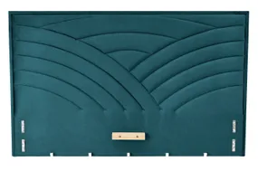 Узголів'я ліжка HALMAR MODULO W3 160 см темно-зеленого кольору. Моноліт 37 фото