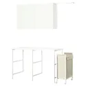IKEA ENHET ЭНХЕТ, комбинация д / хранения, белый, 139x63,5 см 495.480.60 фото thumb №1