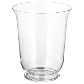IKEA POMP ПОМП, ваза / фонарь, прозрачное стекло, 28 см 701.098.17 фото