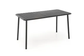 Прямокутний стіл HALMAR BOSCO 140х70 см чорний фото
