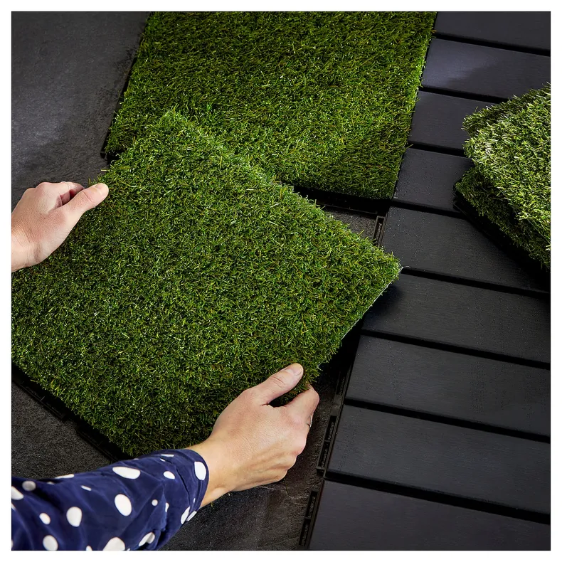IKEA RUNNEN РУННЕН, підлогове покриття для вулиці, штучна трава, 0.81 м² 503.131.31 фото №7