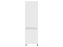 Шафа кухонна для вбудованого холодильника BRW Iris 60 см права біла супер матова, альпійський білий / білий суперматовий FB_DL_60/207_P/P-BAL/BISM фото thumb №1