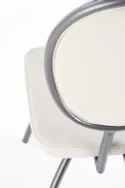 Кухонний стілець HALMAR K298 світло-сірий/графіт фото thumb №7
