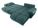 BRW Універсальний кутовий диван Noti зі спальною функцією та ящиком для зберігання велюровий синій NA-NOTI-LX.3DL.URC-G2_BD5552 фото thumb №4