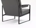 Кресло мягкое с металлическим каркасом SIGNAL FOCUS Buffalo, экокожа: серый фото thumb №5
