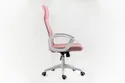 Стул офисный вращающийся SIGNAL Q-026, розовый / белый фото thumb №25