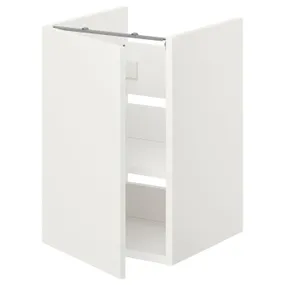 IKEA ENHET ЕНХЕТ, підлог шафа д/раковин з полиц/дврц, білий, 40x42x60 см 193.211.19 фото