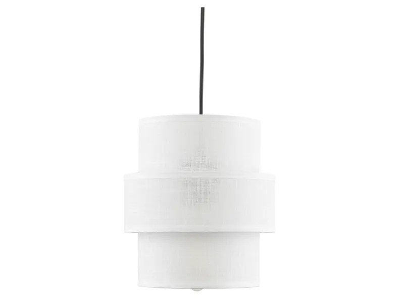 BRW Тканевый подвесной светильник Calisto White, белый 093451 фото №4