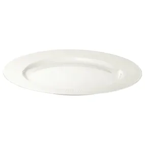 IKEA OFANTLIGT ОФАНТЛІГТ, десертна тарілка, білий, 22 см 003.190.17 фото