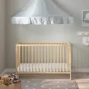 IKEA GULLIVER ГУЛЛІВЕР, ліжко для немовлят, береза, 60x120 см 405.497.47 фото thumb №3