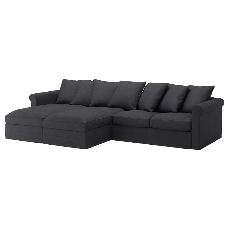 IKEA GRÖNLID ГРЕНЛІД, чохол для 4-місного дивана, з кушетками / СПОРДА темно-сірий 194.086.31 фото №2