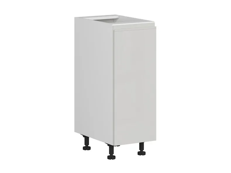 BRW Кухонный шкаф Sole высотой 30 см с корзиной для груза светло-серый глянец, альпийский белый/светло-серый глянец FH_DC_30/82_C-BAL/XRAL7047 фото №2