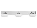 BRW Розумний настінний світлодіодний світильник для ванної кімнати Orbis зі змінним кольором світла, білий 085980 фото thumb №1