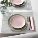 IKEA FÄRGKLAR ФЭРГКЛАР, тарелка десертная, Матовый светло-розовый, 20 см 804.782.10 фото thumb №3