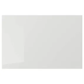 IKEA RINGHULT РІНГХУЛЬТ, дверцята, глянцевий світло-сірий, 60x40 см 603.271.42 фото