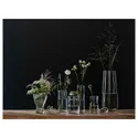 IKEA CYLINDER ЦИЛІНДР, ваза, 3 шт, прозоре скло 601.750.92 фото thumb №4