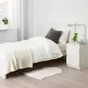 IKEA TOFTLUND ТОФТЛУНД, килим, білий, 55x85 см 204.202.41 фото thumb №3