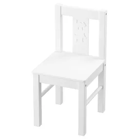 IKEA KRITTER КРІТТЕР, дитячий стілець, білий 401.536.99 фото