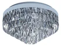 BRW Стельовий світильник Valparaiso 1 8-точковий сталевий сріблястий 078316 фото thumb №1