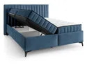 BRW Ліжко двоспальне з 2 матрацами та підйомним механізмом BRW JOY, 160x200 см, тканина: синій LO_KT-JOY-160X200-G2-ELEMENT_13 фото thumb №3