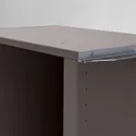 IKEA PAX ПАКС, додаткова кутова секція, 4 полиці, темно-сірий, 53x35x236 см 205.151.16 фото thumb №4