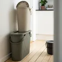 IKEA DAMMÄNG ДАММЕНГ, відро з кришкою, сірий бежевий, 26 l 605.599.76 фото thumb №6