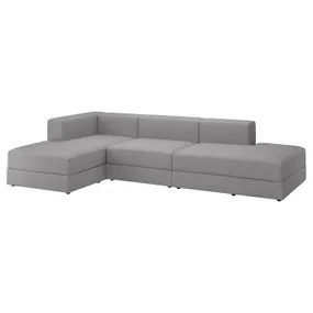 IKEA JÄTTEBO ЄТТЕБУ, 3,5-місн модульн диван з кушетками, ТОНЕРУД сірий 794.851.03 фото