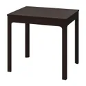 IKEA EKEDALEN ЕКЕДАЛЕН, розкладний стіл, темно-коричневий, 80/120x70 см 203.408.24 фото thumb №1
