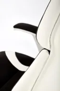 Крісло офісне, комп'ютерне HALMAR CHRONO, чорний/білий фото thumb №6