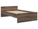 BRW Кровать полуторная с ламелями BRW NEPO PLUS 120х200 см, монастырский дуб LOZ/120-DMON фото thumb №1