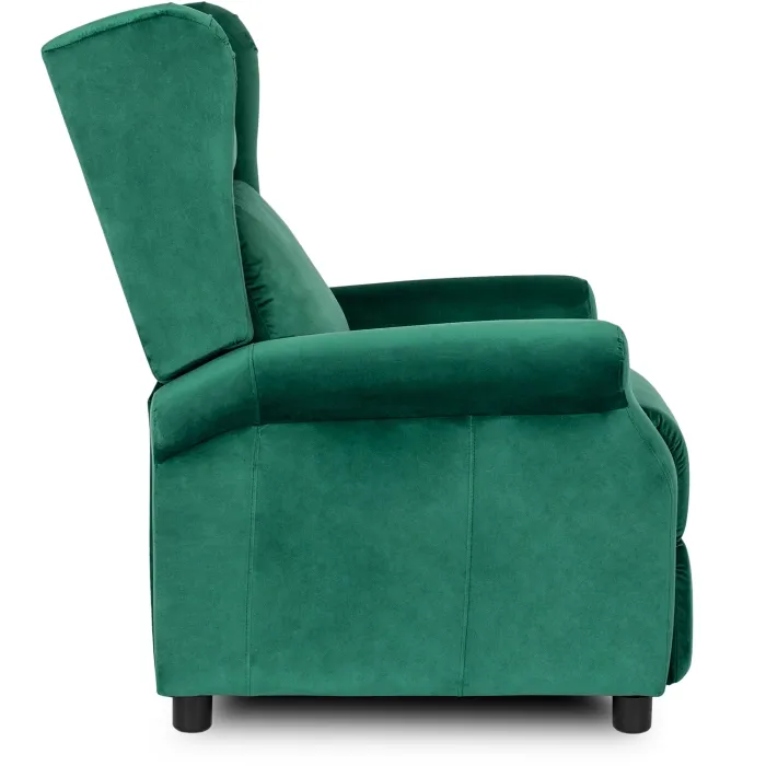 Кресло реклайнер бархатное MEBEL ELITE SIMON Velvet, зеленый фото №10