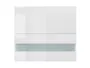 Кухонный шкаф BRW Top Line 80 см с витриной откидной белый глянцевый, альпийский белый/глянцевый белый TV_G2O_80/72_OV/O-BAL/BIP фото