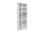 BRW Высокий книжный шкаф Benny 80 см открытый белый, белый REG/226/80-BI фото