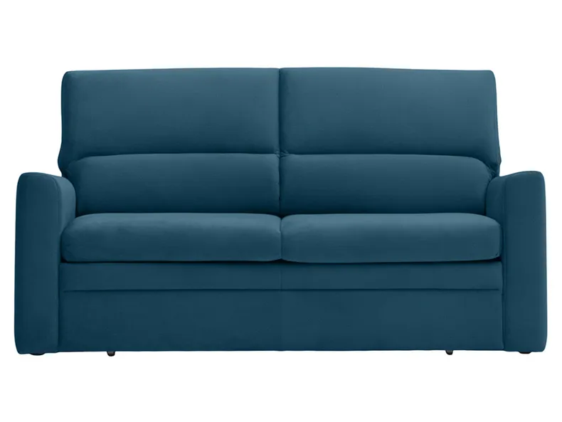 BRW Трехместный диван-кровать Fulla с ящиком для хранения велюр синий, Тиволи 77/N7 SO3-FULLA-3FBK-GA2_B949CC фото №1