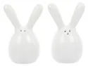 BRW Набор солонок (2 шт) BRW Кролики, керамика, белый 092530 фото thumb №2