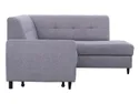 BRW Кутовий розкладний диван Nola з ящиком для зберігання сірий, Бульбашка 06 NA-NOLA-2FP_UPL-G2_BD6132 фото thumb №5