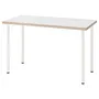 IKEA LAGKAPTEN ЛАГКАПТЕН / ADILS АДІЛС, письмовий стіл, білий антрацит / білий, 120x60 см 495.084.03 фото