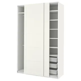 IKEA PAX ПАКС / BERGSBO БЕРГСБУ, гардероб, білий/білий, 150x66x236 см 195.023.65 фото