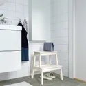 IKEA BEKVÄM БЕКВЕМ, стілець-драбина, білий, 50 см 401.788.88 фото thumb №4