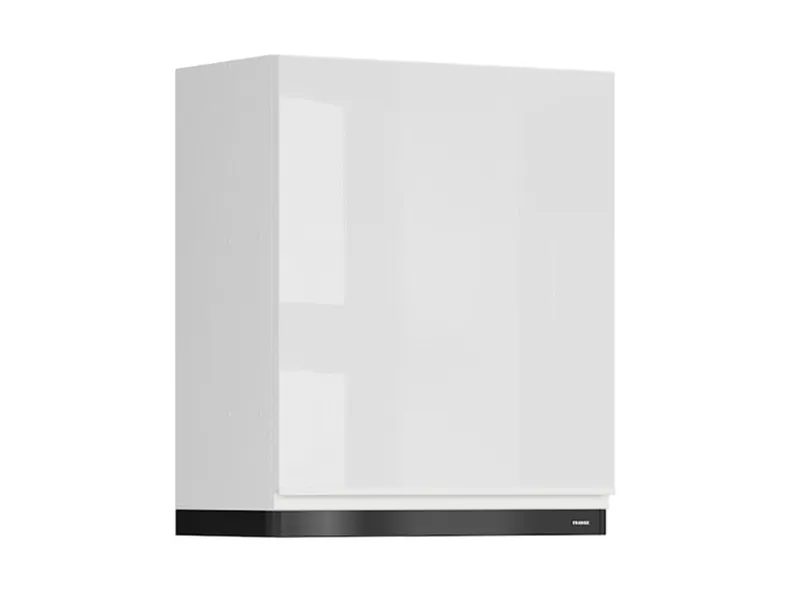 BRW Верхний кухонный шкаф Sole 60 см с вытяжкой слева белый глянец, альпийский белый/глянцевый белый FH_GOO_60/68_L_FL_BRW-BAL/BIP/CA фото №2