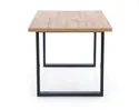Кухонний стіл HALMAR VENOM 160-210x90 см чорний, дуб вотан фото thumb №11