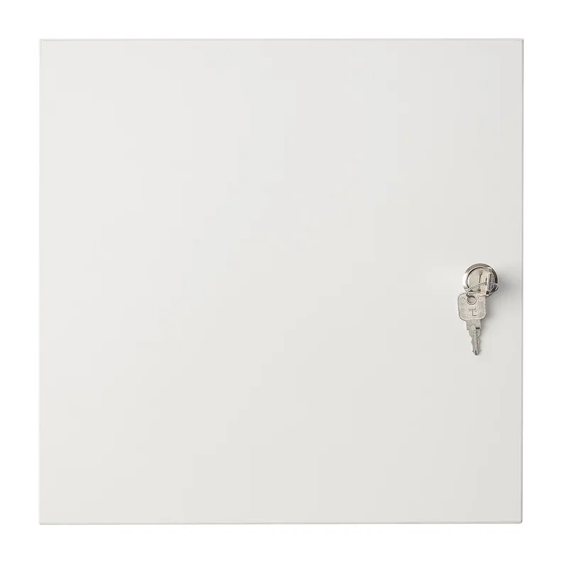 IKEA KALLAX КАЛЛАКС, вставка с запирающейся дверцей, белый, 33x33 см 405.442.74 фото №6