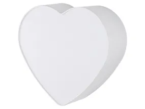 BRW Серце 2-точковий тканинний дитячий світильник білий 095011 фото