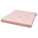IKEA JUSTINA ЮСТІНА, подушка для стільця, рожевий/білий, 42/35x40x4 см 205.716.40 фото thumb №1